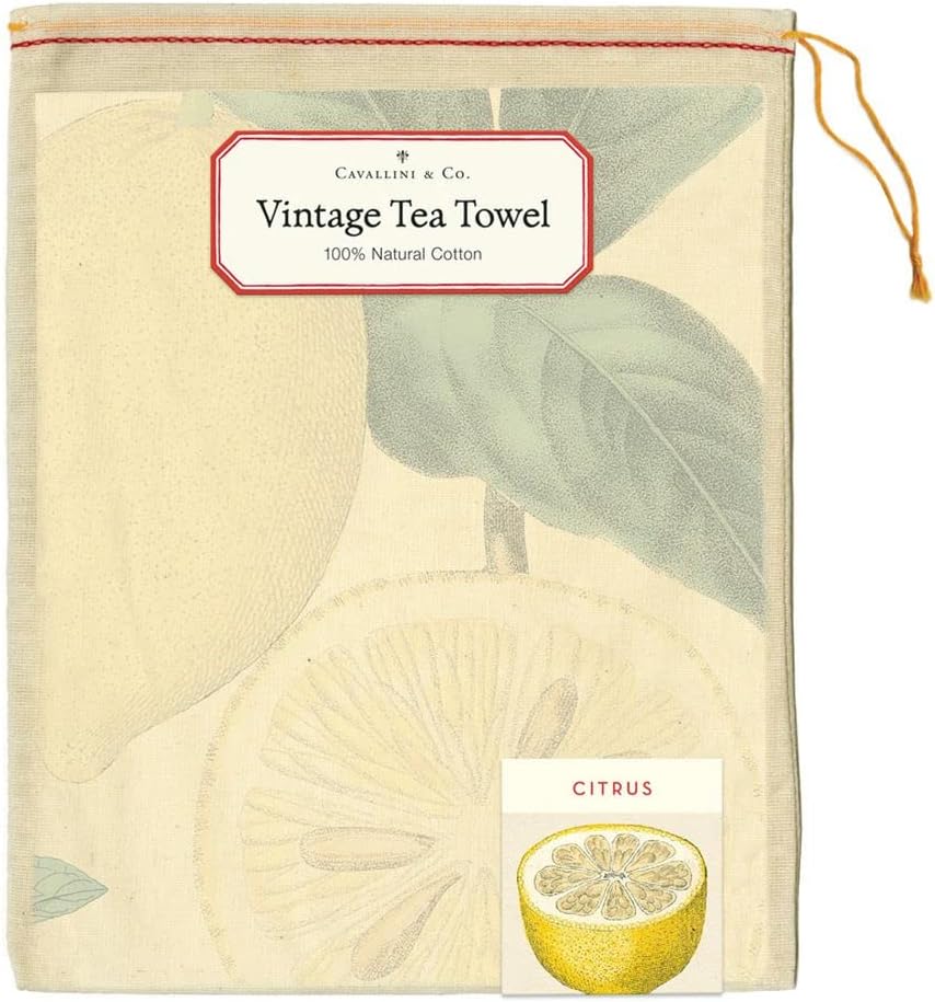 Cavallini Tea Towel Citrus