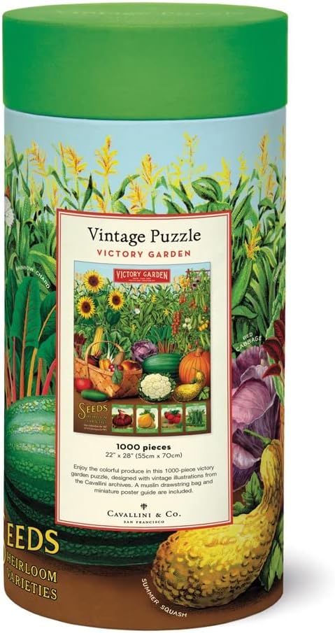 Cavallini Vintage Puzzle Victory Garden