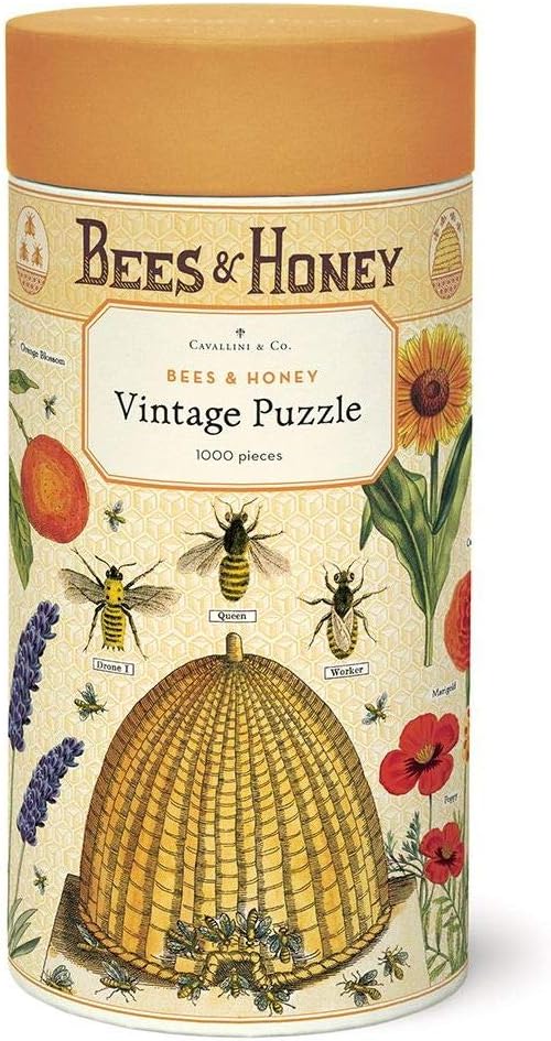 Cavallini Vintage Puzzle "Bees & Honey"