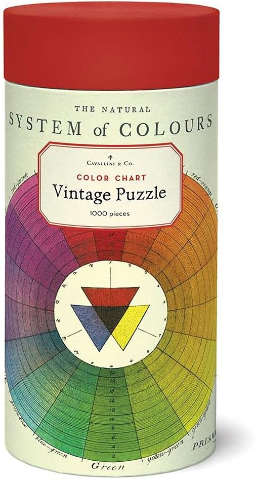 Cavallini Vintage Puzzle Color Chart -  Farbkreis