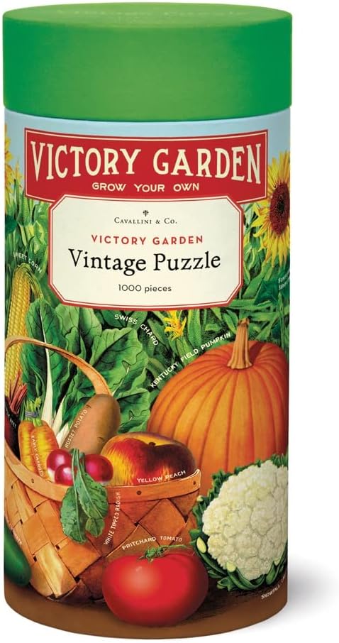 Cavallini Vintage Puzzle Victory Garden